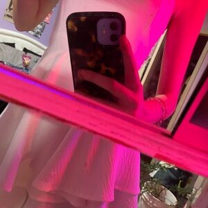 Elegant White Backless Dress